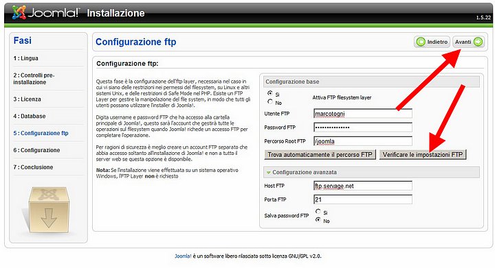 ftp in joomla