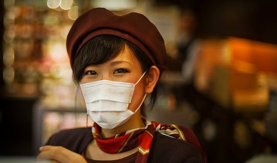 maschera giapponese bocca nera maschera giapponese bocca nera