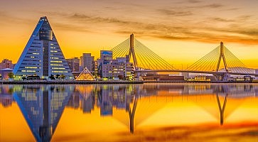 Aomori City, Japan Skyline
