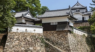Bitchu Matsuyama Castle on a mountain in Okayama, Japan