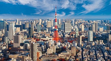 Cityscape for Tokyo tower in Tokyo city