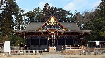 Osaki Hachimangu Shrine in Sendai, Japan