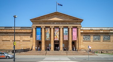 Sydney, Australia - January 8, 2019: art gallery of new south wales, the most important public gallery in Sydney and one of the largest in Australia