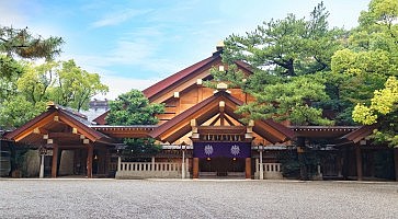 Nagoya, Japan - November 18 2015: Atsuta Shrine is one of Shinto